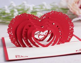 greeting cards wedding cards pop up cards congratulation greeting card handmade card Valentine039s Day card with envelope4746273