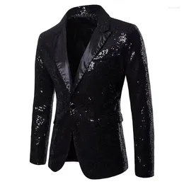 Men's Suits Casual Suit Sequin Performance Dress Loose Oversized Fashionable Versatile Jacket For Men