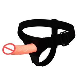 Strap on dildo vibrating realistic penis harness for gay or lesbian5913406