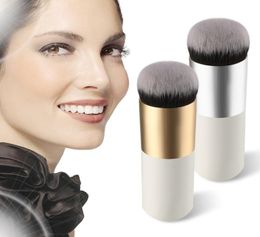 New Foundation Face Kabuki Powder Contour Makeup Brush Cosmetic Tool Round Head BB Cream Tools 10pcs2256998