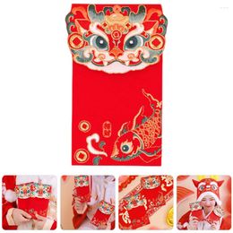 Gift Wrap Envelopes Chinese Style Red Packet Year Money Pouch Canvas Thousand Yuan Bag For Cash