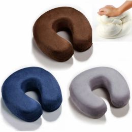Pillow Universal Inflatable Convenient Soft Support Travel U Shaped Air Pillow Cushion Neck Head