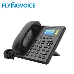 Accessories FlyingVoice FIP11CP VoIP Phone Telephone 2.4 "Color Screen HD Voice 3 SIP Lines Business Phone Support 2.4G WiFi VOIP Landline