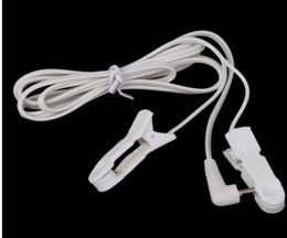 electronic medical Ear Clip Lead WireCableline for Therapy TensEMS Unit Massage Machine DC25MM 12M 6062057