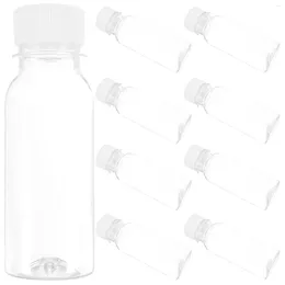 Water Bottles 10Pcs Milk Reusable Empty Multi-function Juice Leakproof Home Portable Beverage Universal