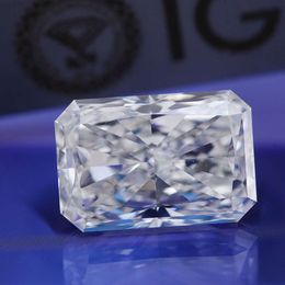 CVD HPHT Diamond Laboratuar Grown Diamond Radiant Cut VVS vs Clarity 3 Karat IGI Sertifikası Kültürlü Elmas Fabrikası Doğrudan