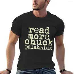 Men's Polos Read More Chuck Palahniuk T-shirt Funnys Animal Prinfor Boys Slim Fit T Shirts For Men