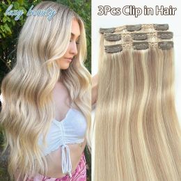 Wigs Clip in Extensions 3pcs/lot Brazilian Straight Hair Machine Made Remy Human Hair Extension 1224 inch for Add Hair Volume 5090G
