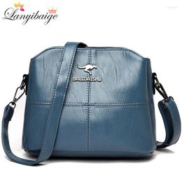 Shoulder Bags High Quality Cossbody For Women 2024 Small Simple Luxury Designer Handbag PU Leather Tote Bag Sac A Main