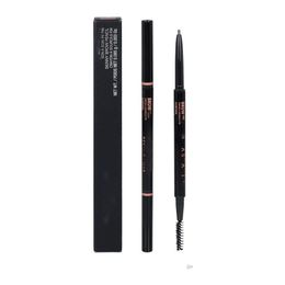 Eyebrow Enhancers Makeup Skinny Brow Pencil Gold With Brush 5 Color Ebony/Medium/Soft /Dark/Chocolate Drop Delivery Health Beauty Eyes Otduj