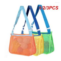 Storage Bags 1/2/3PCS Beach High Capacity Mesh Transparent Wet Separation Toys Makeup Sundries Organizers Bag