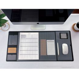 Mice Portable Memo Pad Large Mouse Pad Gaming Waterproof Nonslip Mousepad PU Leather Suede Desk Mat Computer Keyboard Table Mats