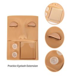 False Eyelashes Practice Eyelash Extension Mannequin Head Training Extensions Sticker Pads Makeup ToolsFalse4247595