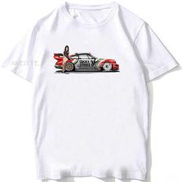 Men's T-Shirts Retro Turbo RWB 993 994 Classic T-Shirt Unisex Men Short Slve Summer Hip Hop Casual Boy T Shirt Harajuku Fashion White Ts T240425