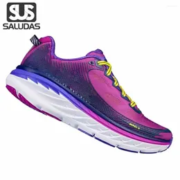 Casual Shoes SALUDAS Bondi 5 Man Running Light Cushioning Cross-country Soft EVA Midsole Ultra-long Distance Road