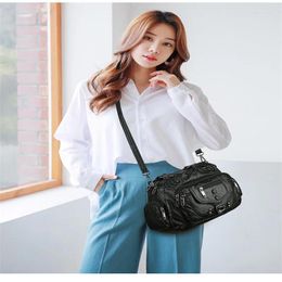 Shoulder Bags Vintage Bag PU Leather Luxury Handbags Female Designer Ladies Retro Crossbody Fashion Hand 2024 Femme