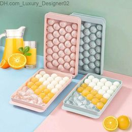 Ice Cream Tools 33 Grid Ice Hockey PP Mold Frozen Whiskey Ball Ice Cube Tray Box Lollipop Making Gift Kitchen Tool Accessories Q240425