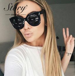 STORY Original Women039s Sunglasses Female Cat Eye Sun Glasses Acetate Retro Sunglass Elegant Oversize Eyewear Oculos9509303