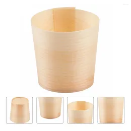 Disposable Cups Straws 40 Pcs Stainless Steel Cup Travel Drinking Glasses Bamboo Coffee Mug Wood Drinks