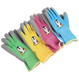 Disposable Gloves Ages 3-5 Kids Gardening Yard Work Cute Child Safety For Children Hand Protection Soft