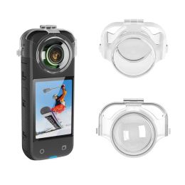 Accessories For Insta360 X3 Transparent Lens Cover Protective Cap Action Camera Lens Guard Protector for Insta360 X3 Accessories