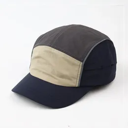 Ball Caps Quick-Drying Color Matching Short Brim Outdoor Baseball Cap Female Male And Couple Contrast Peaked