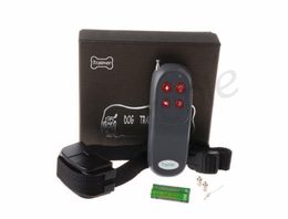 250m No Harm 4 in 1 Electric Remote Pet Control Stop Bark Anti Bark Shock Vibration Small Medium Large dog Training Collar4377826