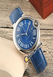 42mm WSBB0027 WSBB0026 WGBB0030 Watches Blue Dial Asian 2813 Automatic Mens Watch Steel Case Sapphire Leather Strap Watches HWCR H1398370
