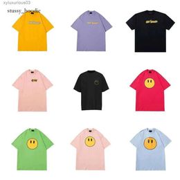 Mens T -Shirts Draw Short Sleeve Smile Sholrt Crewneck Draw Man Printing Tshirts Tee 8705