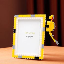 Frame Dinosaur building blocks children's DIY photo frame creative gifts building blocks