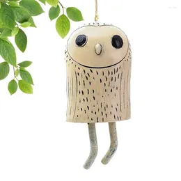 Decorative Figurines Resin Cute Pet Wind Chime Crafts Outdoor Pendant Rural Garden Animal Handmade Courtyard Decoration