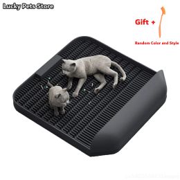 Mats Cat Toilet Pedal Plastic Cat Litter Mat Treadle Washable Kitten Litter Box Footboard Pad Lavatory Footrest Pet Cleaning Supplies