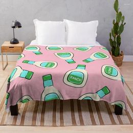 Blankets Ranch - Salad Dressing Bottle (pink) Throw Blanket Soft Plush Plaid Winter Beds Thin