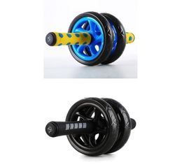 Silence Healthy Belly Wheel Double Abdomen Core Abs Workout Roller Woman Man Trolley Wheels Motion Bodybuilding Equipment 22zd K25016285