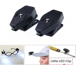 Mini LED Night Light Flexible 360 Degree Rotation Clip On Hat Cap Eyeglass Tools LED Book Reading Lights2190963