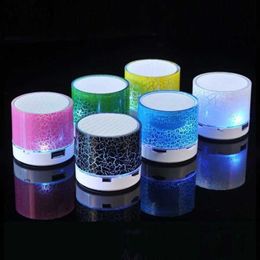 Portable Speakers A9 Colorful Mini Wireless Bluetooth Speaker Portable Audio Stereo Surround Outdoor Subwoofer Player For TF Card PC Mobile Phone d240425