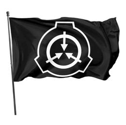 The SCP Foundation 3x5ft Flags 100D Polyester Banners Indoor Outdoor Vivid Colour High Quality With Two Brass Grommets8889521