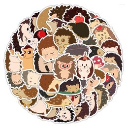 Gift Wrap 60/120Pcs INS Novelty Cartoon Hedgehog Stickers PVC Waterproof Decals For Kids Boys Girls Toys Gifts