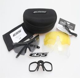 High quality Crossbow Outdoor Sports Army Bulletproof goggles sunglasses 3 lens original retail box Eyewear 9020346