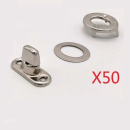 Boats 50 Sets Copper Screw Base Snaps Turn Button Boat Cover Enclosure Eyelet Canvas Snap Fastener Marine Boat Yacht Fixing