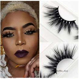 UPSFEDEX 25Mm Min 3D Lashes Long Lasting Real Mink Big Dramatic Volumn Eyelashes Private Lable False E3523373 415