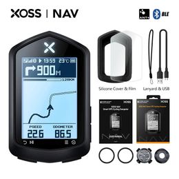 XOSS NAV GPS Bike Computer Store Cycling Bicycle Sensors Heart Rate Monitor MTB Road 24 Inch ANT route navigation 240416