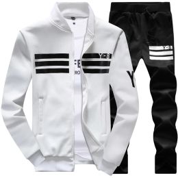 Sets Plus Size 7XL 8XL 9XL Mens Sport Set Running Sweatpants Sportswear Gym Fitness Tops Pants Male Jogging Suit Workout Tracksuits