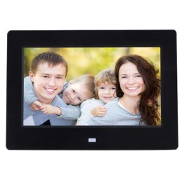 Frame 7 Inch LED Backlight HighDefinition 800 x 480 Digital Photo Frame Electronic Album Picture Music Video