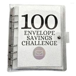 Gift Wrap Money-Saving Challenge Kit 100 Envelope Binder For Saving Cash Envelopes Budget Planning Easy Instal