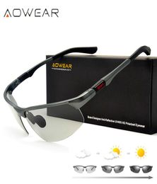 AOWEAR Pochromic Sunglasses Men Polarised Chameleon Glasses Male Change Colour Sun Glasses HD Day Night Vision Driving Eyewear6595924