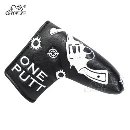 Clubs Golf Putter Head Cover Golf Blade Putter Head Cover Golf Putter Cover PU Leather Mallet Club Protector Gift for Golfers