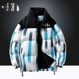 Designer Luxury Chaopai Classic New men's brand winter stand collar cotton couple casual jacket bread clothing trendy