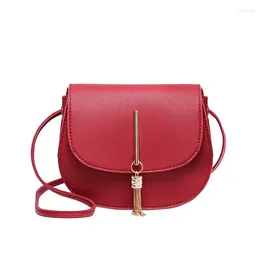 Evening Bags Women's Bag 2024 Metal Tassel One Shoulder Saddle Fashion Casual Phone Gift Small In Stock