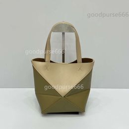 Bags New Shoulder Sense Loe 2024 Women Totes Girl Puzzle/Folding Geometry Single Bag Underarm Tote with Designer Versatile Fashion Spain Outlier Bucket QYJN